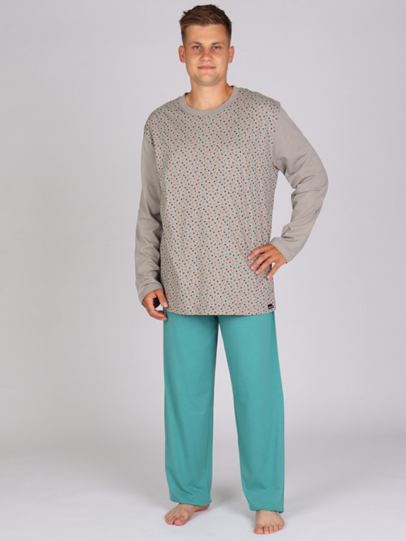 Pánské dlouhé pyžamo P ALAN 848 č.1