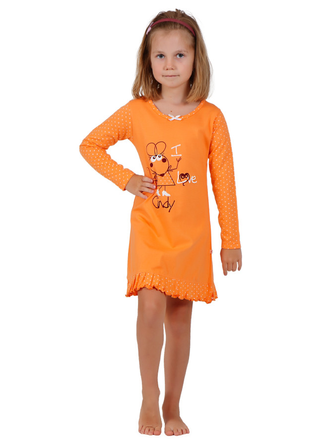 Levně Calvi Dívčí noční košile 22-680 - CAL22-680 100