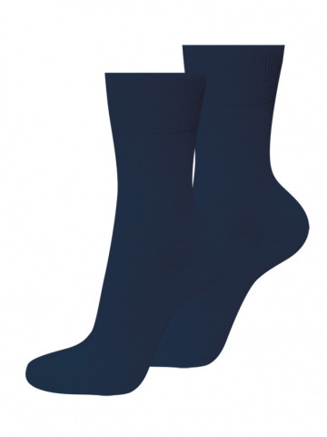 EVONA a.s. Ponožky BIO STŘÍBRO bez gumy modré - PON BIO S. BEZ G 014 31-32