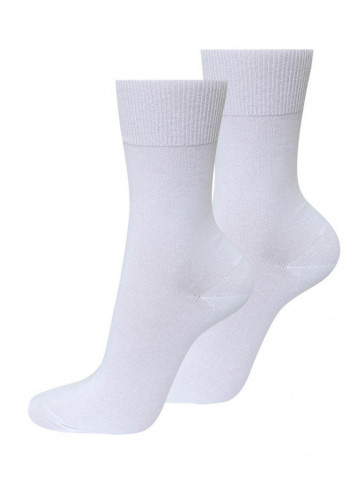EVONA a.s. Ponožky BIO STŘÍBRO bez gumy bílé - PON BIO S. BEZ G 111 25-26