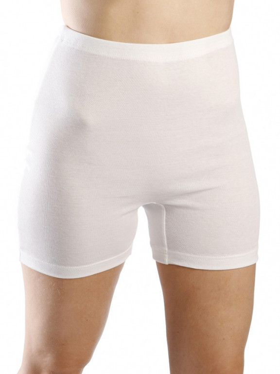 Dámské kalhotky s nohavičkou SAMA bílé č.2