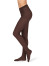 Neprůhledné punčochové kalhoty MAGDA 15 čokoládové - MAGDA 15 158-100