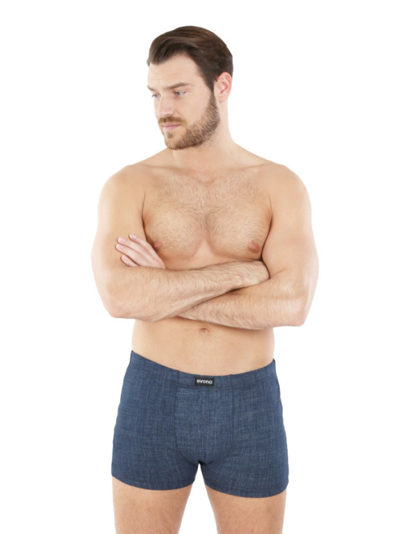 Pánské bambusové boxery JEANS 1181 modré č.2