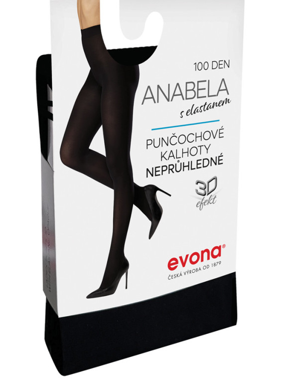 Termo punčochové kalhoty ANABELA 999 černé č.2