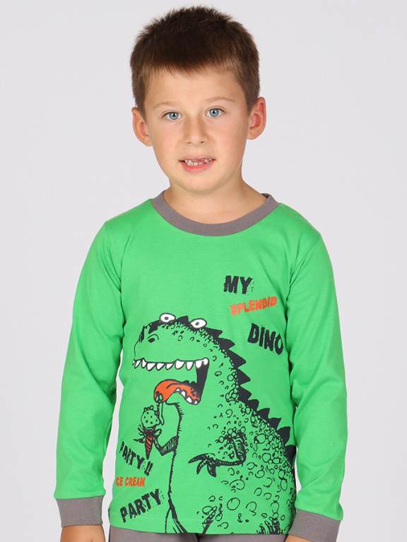Dětské dlouhé pyžamo P DINOS č.2