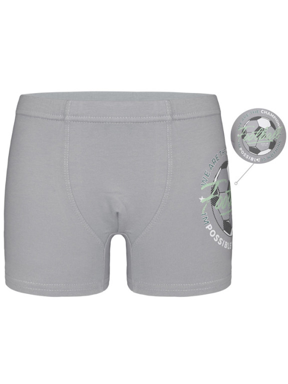 Dětské boxerky DET6 MÍČ 2 sv.šedá č.1