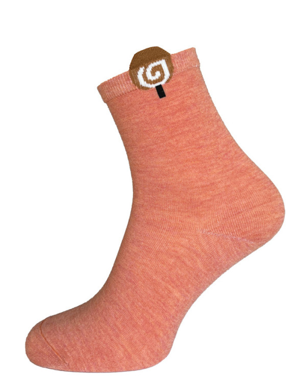 Dámské ponožky PON 3047 ORANŽOVÉ č.1