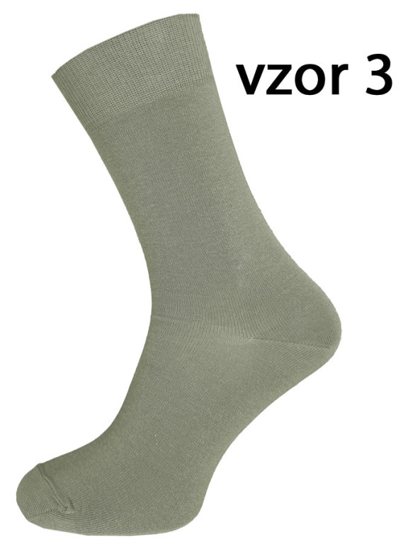 Pánské ponožky 5074 khaki č.1
