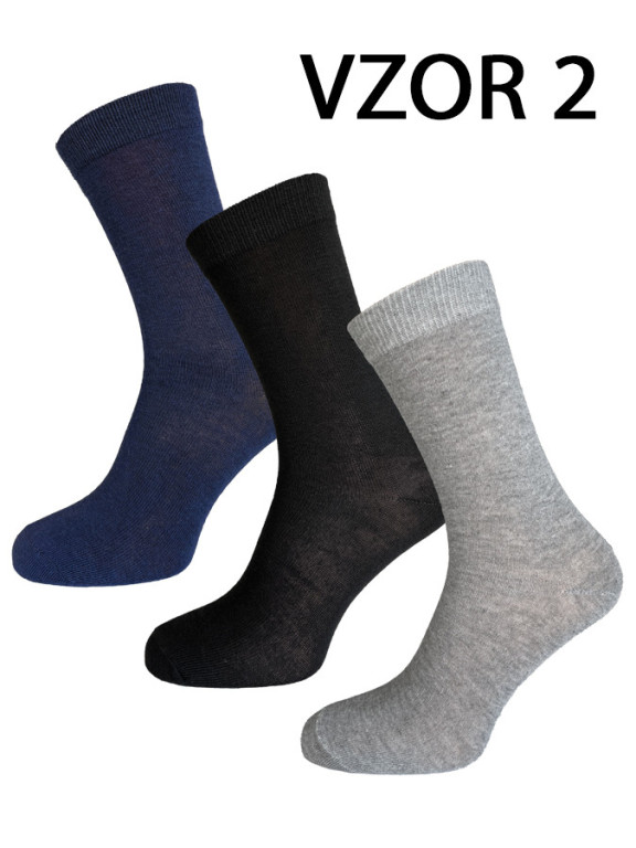 Klasické ponožky 5093 3 vzor 2 č.1