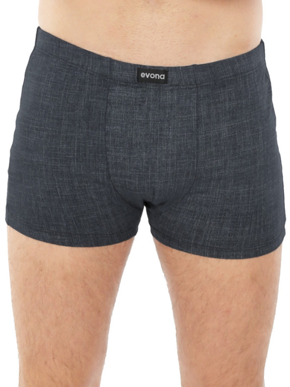 Pánské bambusové boxery JEANS 1181 černé č.2