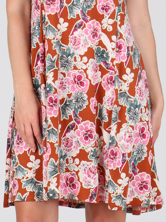 Dámské krátké šaty LETNÍ vzor 7 č.4