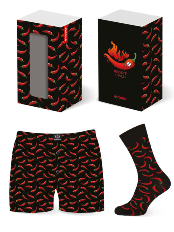 Pánský dárkový set HABANA - boxerky a ponožky č.1