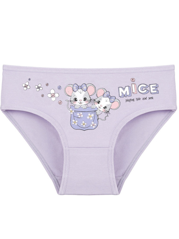 Dívčí kalhotky K840 MYŠKY FIALOVÁ č.1