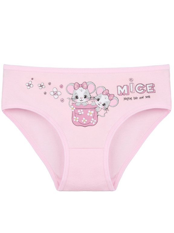 Dívčí kalhotky K840 MYŠKY RŮŽOVÁ č.1