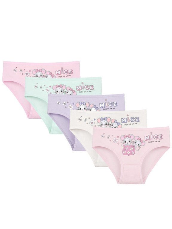 Dívčí kalhotky K840 MYŠKY RŮŽOVÁ č.3