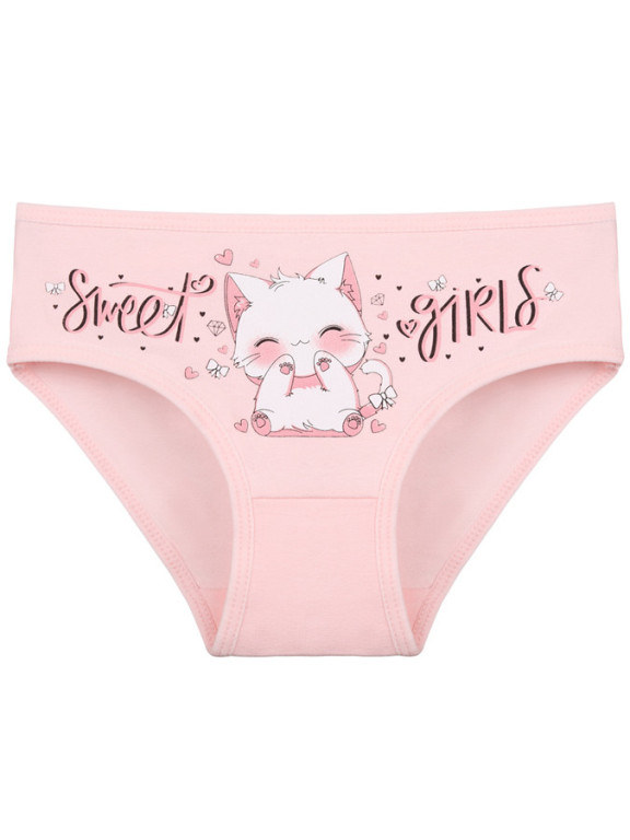 Dívčí kalhotky K840 KOTĚ MERUŇKOVÁ č.1