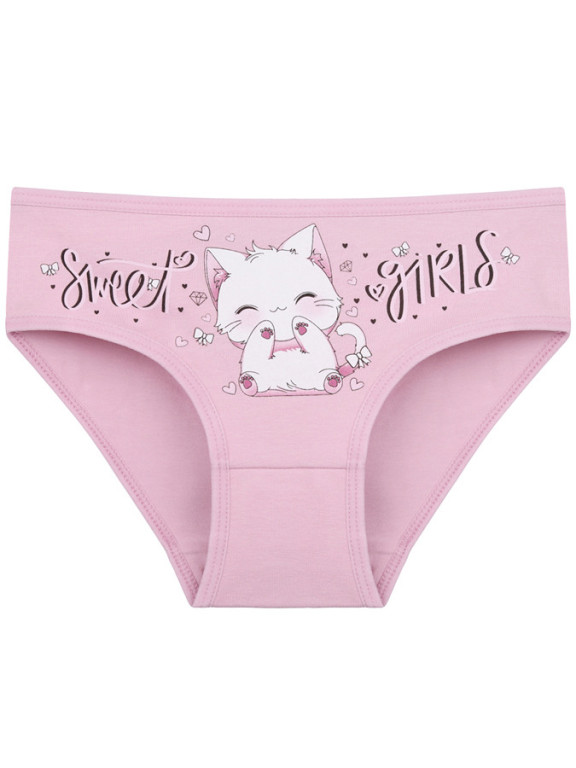Dívčí kalhotky K840 KOTĚ RŮŽOVÁ č.1