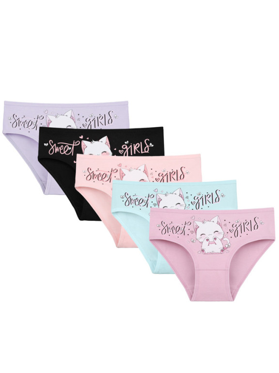 Dívčí kalhotky K840 KOTĚ RŮŽOVÁ č.3