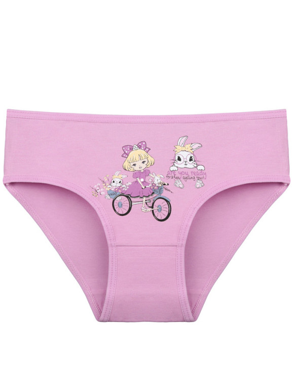 Dívčí kalhotky K840 PANENKA TMAVĚ RŮŽOVÁ č.1