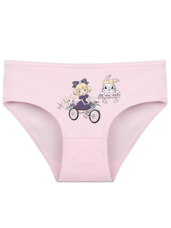 Dívčí kalhotky K840 PANENKA SVĚTLE RŮŽOVÁ č.1