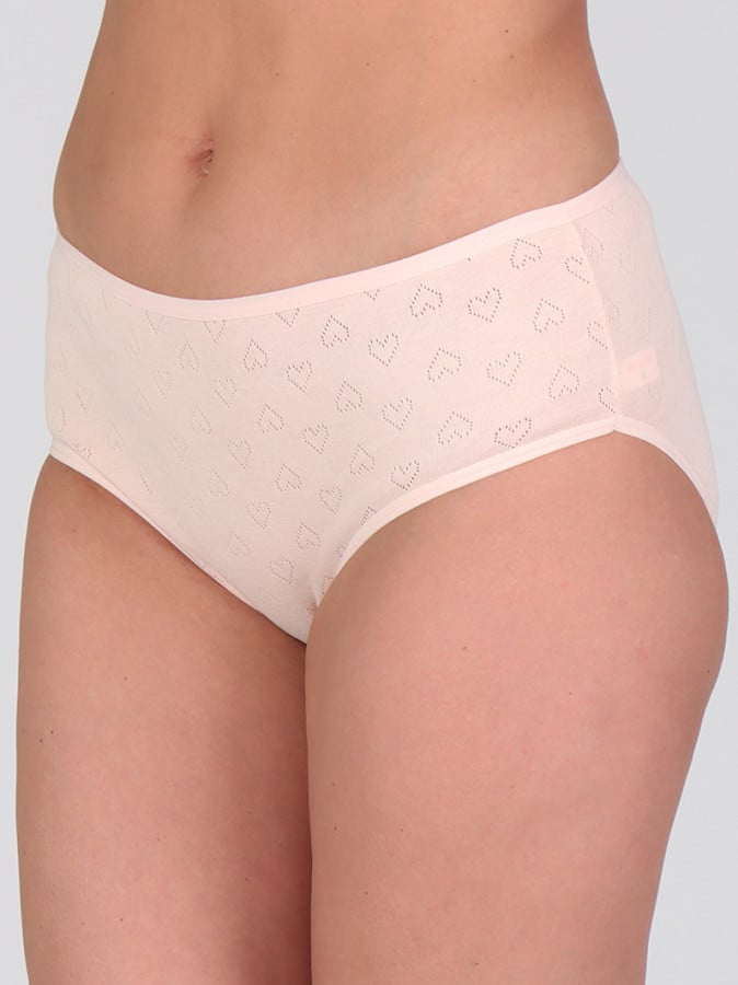 EVONA a.s. Dámské vyšší kalhotky K 800 lososové - K 800 036 XL