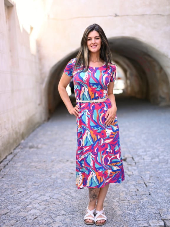 Dámské dlouhé šaty AMELINA 436 č.3