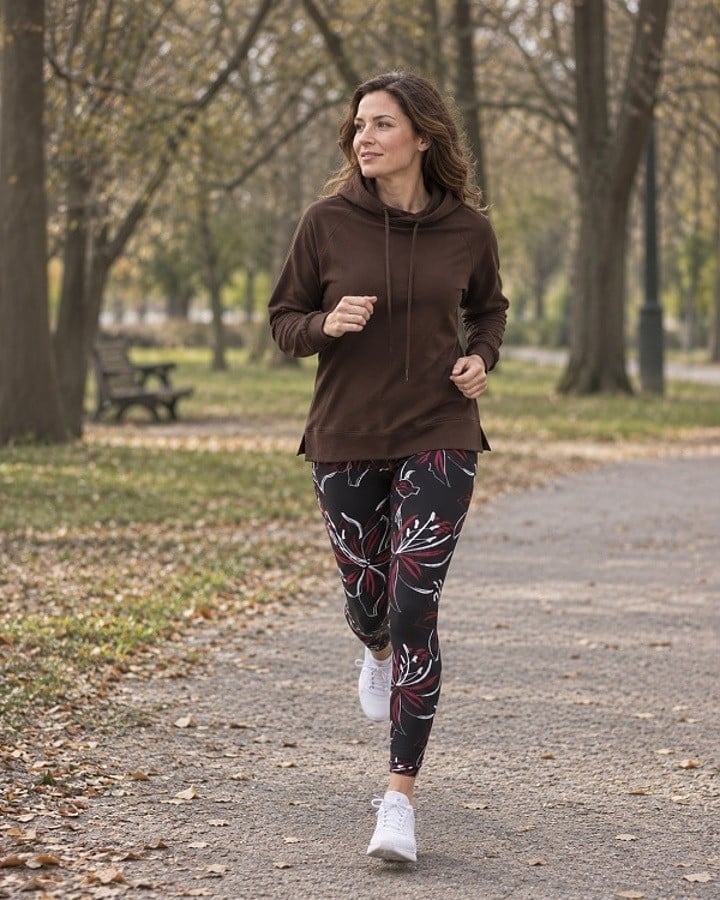 EVONA a.s. Dámské dlouhé legíny LUCY 570 - LUCY 570 4XL