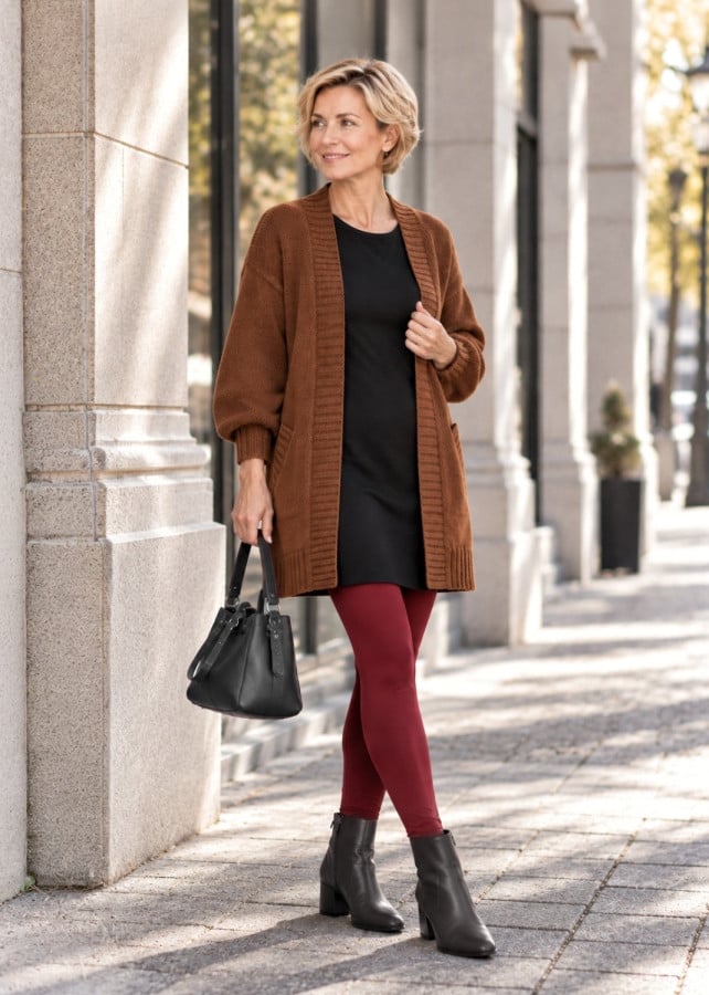 EVONA a.s. Dámské termo legíny ALICE vínové - Dámské termo legíny ALICE vínové 031 XXL