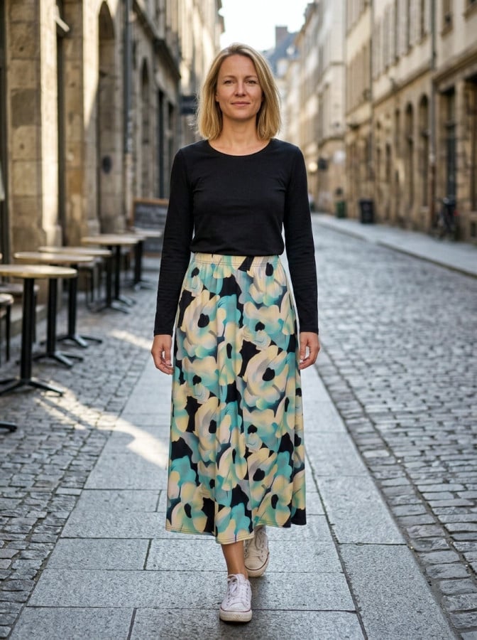 EVONA a.s. Dámská dlouhá sukně S DALMA 515 - Dámská dlouhá sukně S DALMA 515 515 XXL