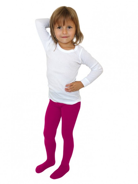 Dětské punčochové kalhoty DINO růžové č.1