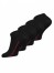 4 PACK pánských kotníkových ponožek 2046 černých - PON 2046 4 999 39-42