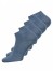 4 PACK pánských kotníkových ponožek 2046 modrých - PON 2046 4 014 43-46