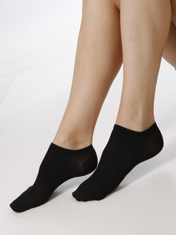 Kotníkové ponožky NELA 999 černé č.2