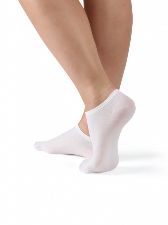 Kotníkové ponožky NELA 111 bílé č.1