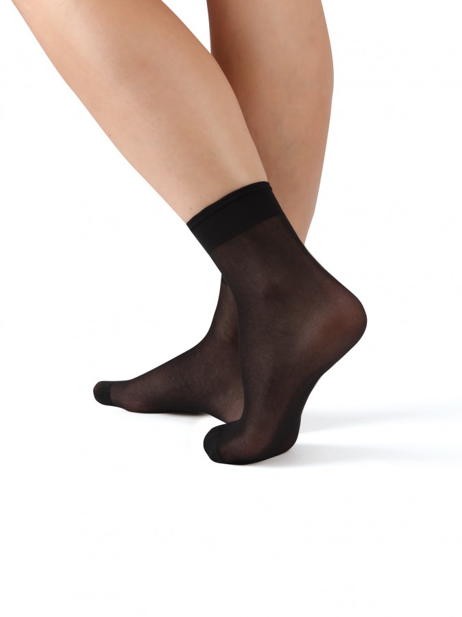 Levně Dámské ponožky NAPOLO 999 černé 5 pack - NAPOLO 999 25-27