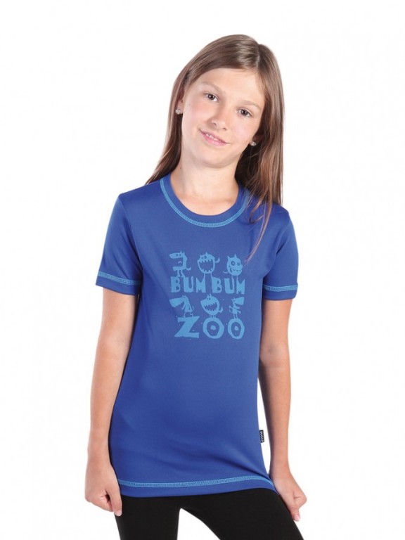 Dětské sportovní triko ZOO modré č.1
