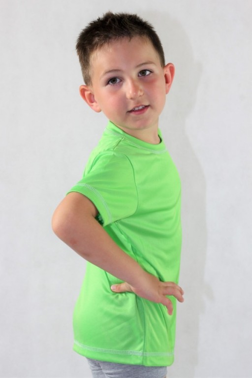 Dětské sportovní triko KOLO zelené č.3