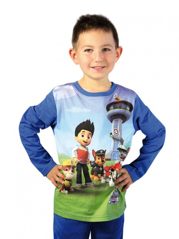 Chlapecké tričko PAW PATROL s dlouhým rukávem č.1