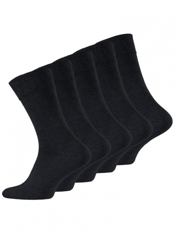 5 PACK pánských ponožek s ALOE VERA a SILVER č.1