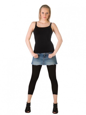EVONA a.s. Tříčtvrteční legíny CAPRI 40 černé - CAPRI 40 999 164-108