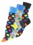 3 PACK dámských vzorovaných ponožek 4060 - PON 4060 3 BASS 35-38